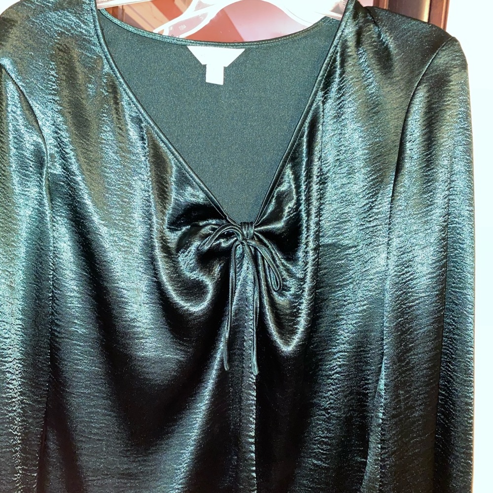 Green blouse